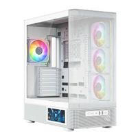 Korpusas MODECOM Volcano Volcano AQ400 ARGB Midi White