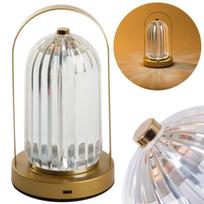 Naktinė lempa stalo kristalas LED lantern su prisilietimu