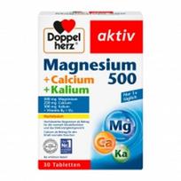 Doppelhertz Magnis 500+Kalcis+Kalis 30 tablečių