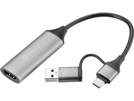 Sandberg 136-70 HDMI vaizdo fiksavimo adapteris į USB-C