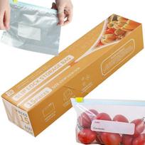 Verk 07225 Maisto maišeliai su užtrauktuku, 1200 ml, 15 vnt.