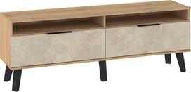 Sven SVN-11 TV staliukas 2D, ąžuolas Cremona / Granada migdolas, 160 cm