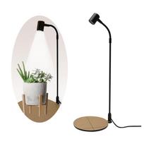 3W Akvariumo LED šviestuvas Atsparus vandeniui Žuvų rezervuaras 360 laipsnių pasukimas Maitinamas USB Miniatiūrinis kraštovaizdis su pagrindu Namų DIY Reguliuojamas S Warm White