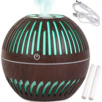 Garintojas aromaterapinis difuzorius LED naktinis šviesos RGB