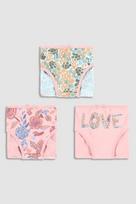 COCCODRILLO kelnaitės PANTIES, multicoloured, 3 vnt., WC3406305PAN-022
