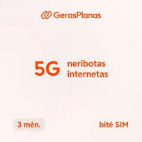 „Namai 5G mobilus internetas“ – 3 mėnesių neribotas planas