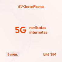 „Namai 5G mobilus internetas“ – 6 mėnesių neribotas planas