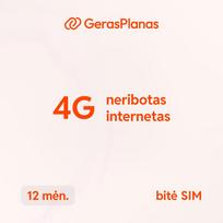 „Namai 4G mobilus internetas“ – Neribotas planas namams 12 Mėnesių
