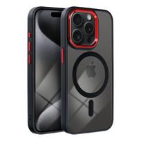 COLOR EDGE MAG COVER case compatible with MagSafe for SAMSUNG S26 Ultra in black and red