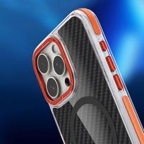 FIBER Case compatible with MagSafe for XIAOMI Redmi Note 15 4G / 5G, orange