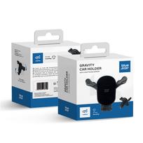 BLUE STAR Gravity Car Holder, Black Mirror Windshield Mount