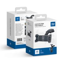 BLUE STAR Max Wide car holder with locking system for tablets 4.7-14", windshield mount, black