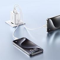Baseus CUBE C+U 20W Charger - White mobile device charger Smartphone, Telephone White USB Auto