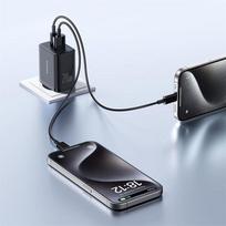 Baseus CUBE C+U 20W CHARGER - BLACK mobile device charger Mobile phone Black USB Auto
