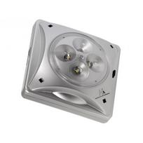 Maclean Maclean MCE124 Solar Lamp 4LED Lighting Twilight Sensor Silver