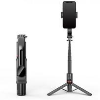 Toti Selfie Stick with Lightweight Bracket Tripod L12-B Black