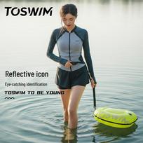 TOSWIM atvirų vandenų plaukimo plūdurė su sausa taše