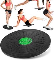 Jogos pusiausvyros lenta Diskų stabilumo apvalios plokštelės Treniruotės treniruoklis fitneso sportui, juosmens vingiavimui Fitness Balance lenta mėlyna
