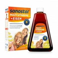 Sanostol Plus geležies sultys 460ml