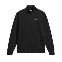 Puma Ess Logo Graphic Track Jacket Animal Print Stand Collar Zip Long Sleeve Unisex jackets 696333-01 XS
