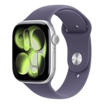 Apple Watch Series 11 GPS 46mm Silver Aluminium korpusas su Purple Fog sportine apyranke - S/M, Modelis A3333 | MEV94RK/A | 195950632217