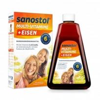 Sanostol Plus Geležies sultys 230ml