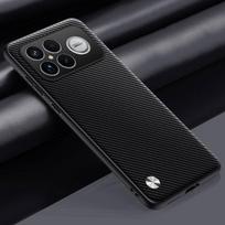 Luxury PU Leather Case for Xiaomi Poco F8 Ultra Back Cover Silicone Shockproof Protection Phone Case for Redmi K90 Pro Max 5G Redmi K90 Pro Max violetinė
