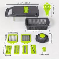 Vegetable Chopper, 15 in 1 Multifunctional, Fruit and Veggie Chopper, Vegetable Potato Slicer Dicer Cutter, Garlic Chopper United States
