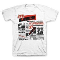 GUNS N' ROSES cd cvr GN'R LIES Official White SHIRT LAST SMALL New patience OOP Unisex T-Shirt XL