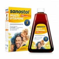 Sanostol Multivitaminų sultys be cukraus 460 ml