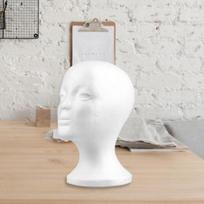 Practical Foam Female Mannequin Head Wigs Glasses Cap Display Holder Stand Model 26cm