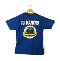 Fu Manchu - Ryto sugrįžimas Mėlynas medvilninis marškinėlis Unisex marškinėlis L