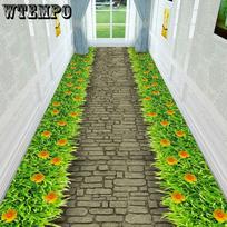 3D Corridor Carpet Living Room Carpet Bedroom Bedside Crawling Mat Coffee Table Entrance Door Mat 80*120cm