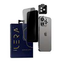 iLera Apple iPhone 16 Sapphire Ultra+ apsauginių stikliukų komplektas