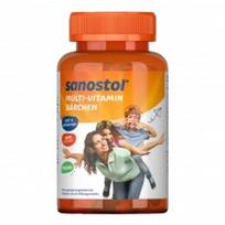 Sanostol Multivitaminų Meškiukai Želė 60 Tablečių
