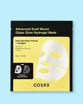 COSRX Advanced Snail Mucin Glass Glow Hydrogel Mask - 34 g / 1 vnt