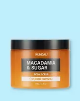 KUNDAL Macadamia & Sugar Body Scrub Cherry Blossom - 550 g