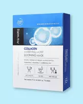 Farmstay Collagen Water Full Moist Soothing Mask - 27 ml * 10 vnt