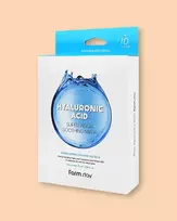 Farmstay Hyaluronic Acid Super Aqua Soothing Mask - 25 ml * 10 vnt