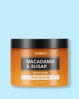 KUNDAL Macadamia & Sugar Body Scrub White Musk - 550 g