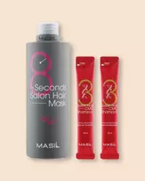Masil 8Seconds Salon Hair Mask Set - 350 ml, 8 ml, 8 ml