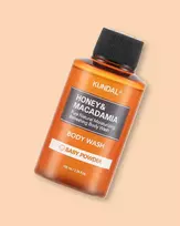 KUNDAL Honey & Macadamia Pure Body Wash Baby Powder - 100 ml
