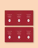 Tirtir Mask Fit Red Cushion 6 Shade Trial Kit - 1 g * 6 vnt No.34W, 35N, 37C, 40N, 43N, 45N