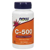 Now Foods Vitamin C-500 with Rose Hips 100 tab