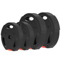 Svorio plokščių rinkinys 2 x 5 kg ir 2 x 2,5 kg