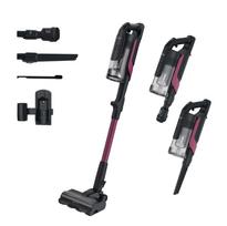 Hoover HF610HX 011 HF610HX 011 bevielis šluotinis dulkių siurblys 650 W 21.6 V iki 100 min 0.7 L dulkėtraukis 3 galingumo lygiai EPA filtras Magenta