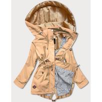 Moteriška smėlio spalvos parka (can-561)