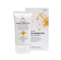 CLINICARE Koreguojamasis kremas SPF50++ su spalva (medium) tūbelėje