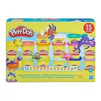 Play-Doh: 15 dalių klasikinis spalvotų modelino rinkinys