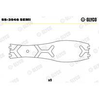 Švaistiklio mažasis guolis (indėklas) GLYCO 55-3946 SEMI